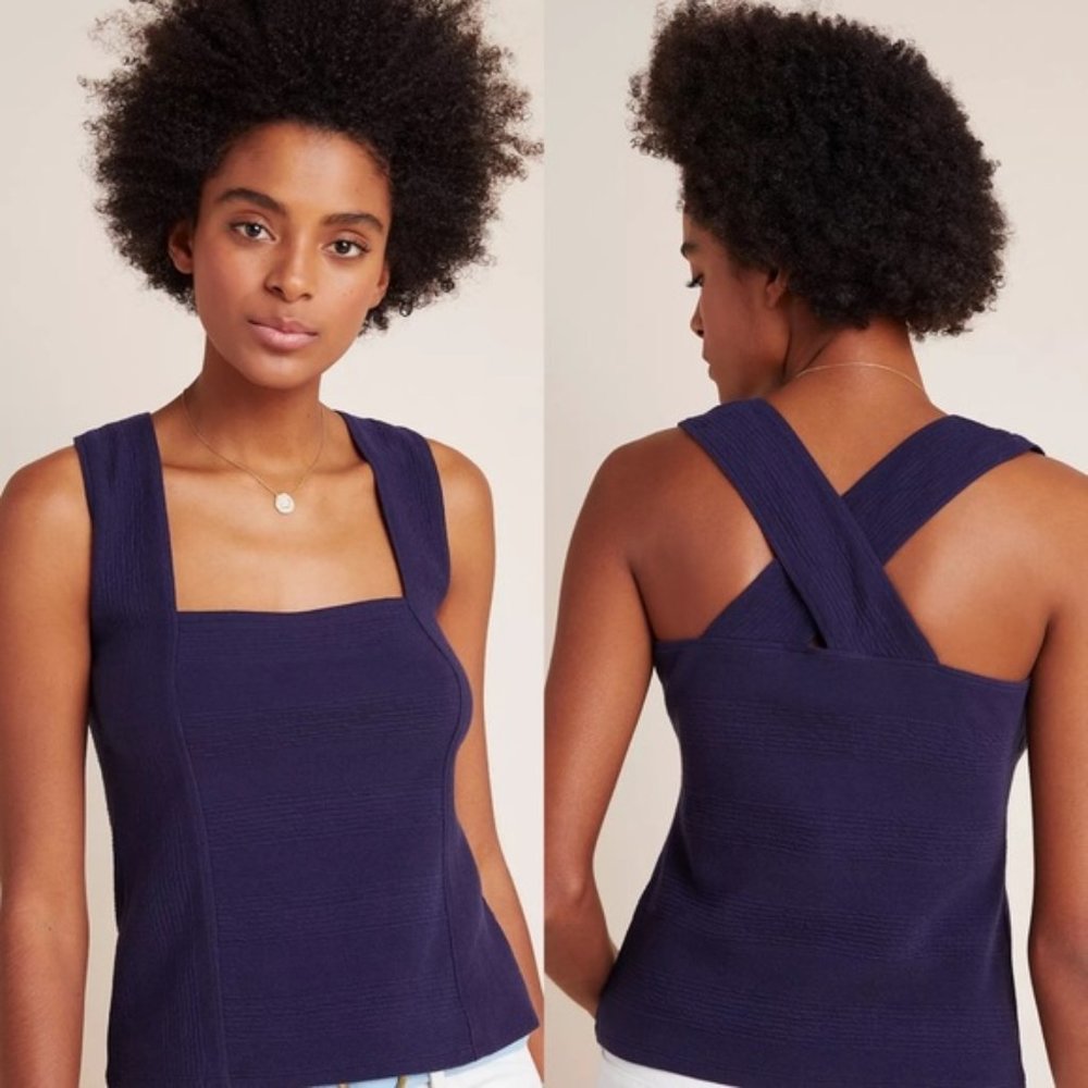 MAEVE by Anthropologie Stephie crossback tank top